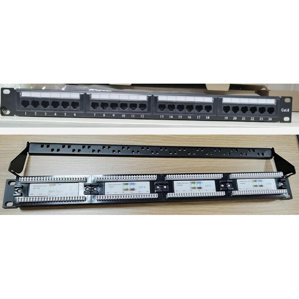 MD26 　六類非屏蔽 24 口網絡配線架